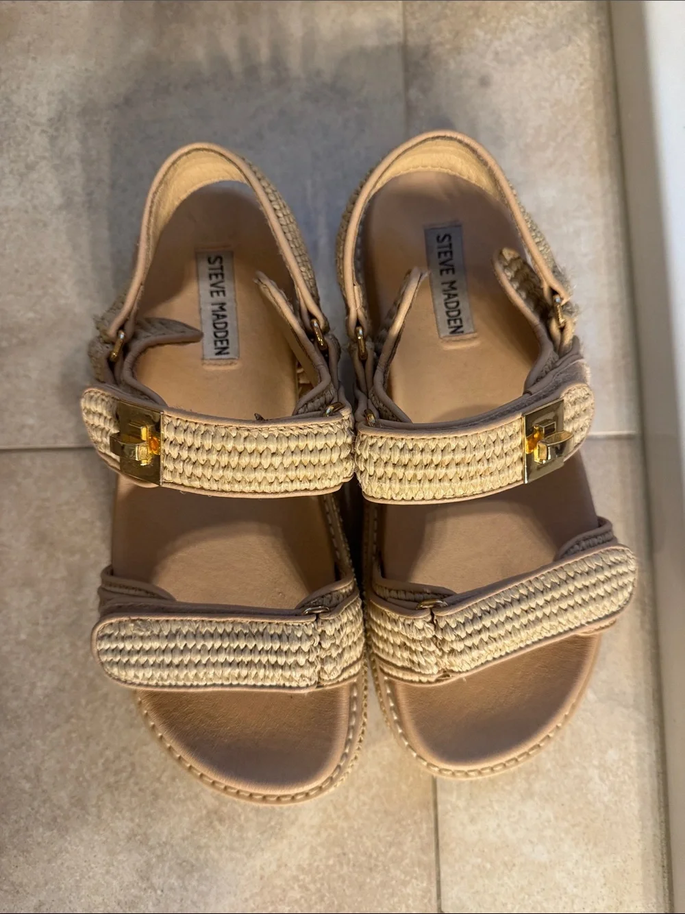 Steve Madden braided straps
